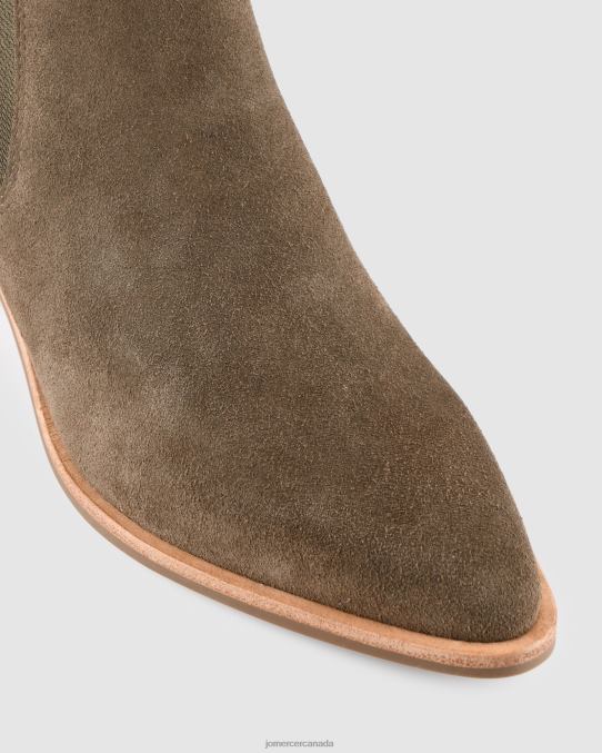 Allure mid ankle boots Jo Mercer Khaki Suede Footwear 6D6FN361
