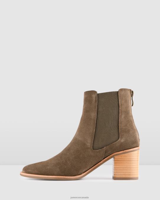 Allure mid ankle boots Jo Mercer Khaki Suede Footwear 6D6FN361