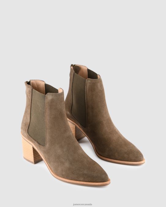 Allure mid ankle boots Jo Mercer Khaki Suede Footwear 6D6FN361