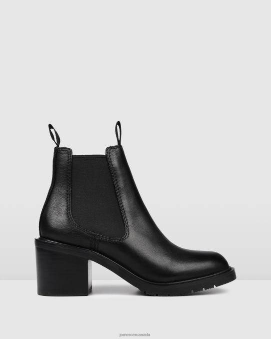 Ayla mid ankle boots Jo Mercer Black Leather Footwear 6D6FN324