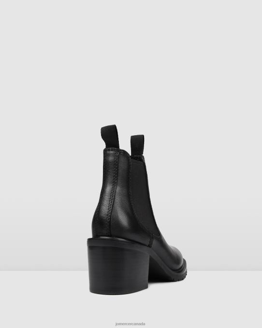 Ayla mid ankle boots Jo Mercer Black Leather Footwear 6D6FN324