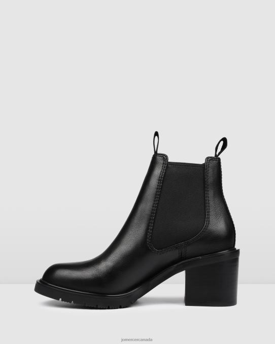 Ayla mid ankle boots Jo Mercer Black Leather Footwear 6D6FN324