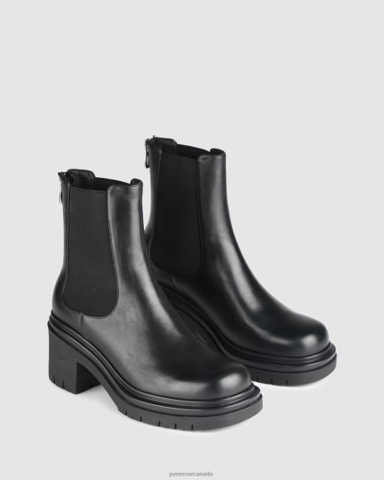 Bailey mid ankle boots Jo Mercer Black Leather Footwear 6D6FN300