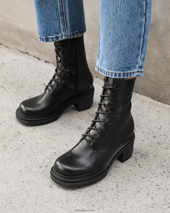Bakura mid ankle boots Jo Mercer Black Leather Footwear 6D6FN364