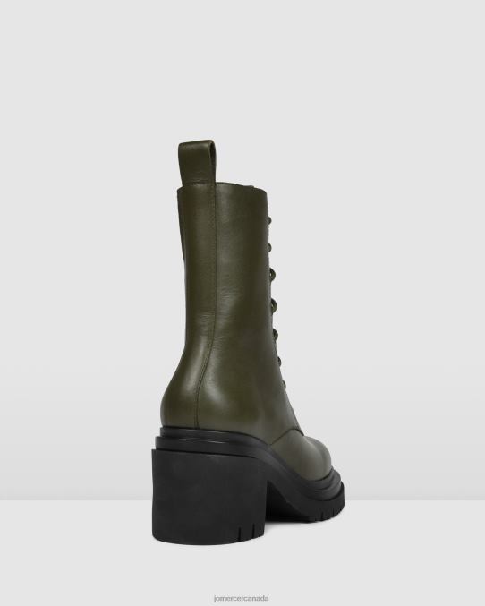 Bakura mid ankle boots Jo Mercer Olive Green Leather Footwear 6D6FN365