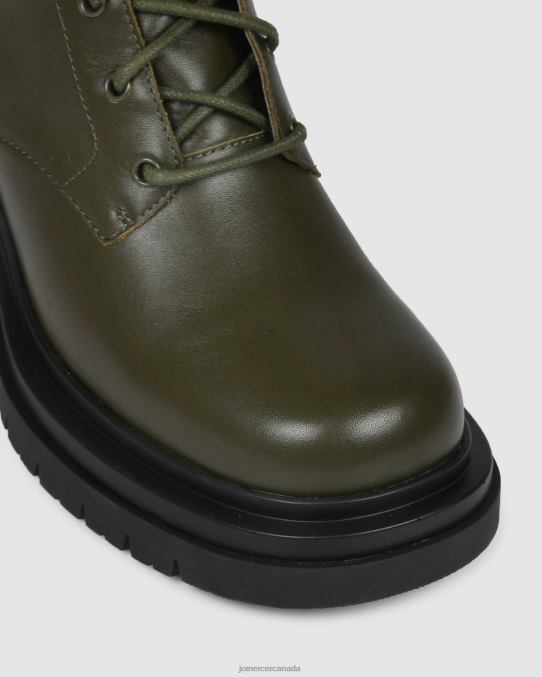 Bakura mid ankle boots Jo Mercer Olive Green Leather Footwear 6D6FN365