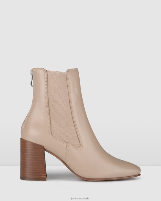 Diamond mid ankle boots Jo Mercer Beige Leather Footwear 6D6FN319