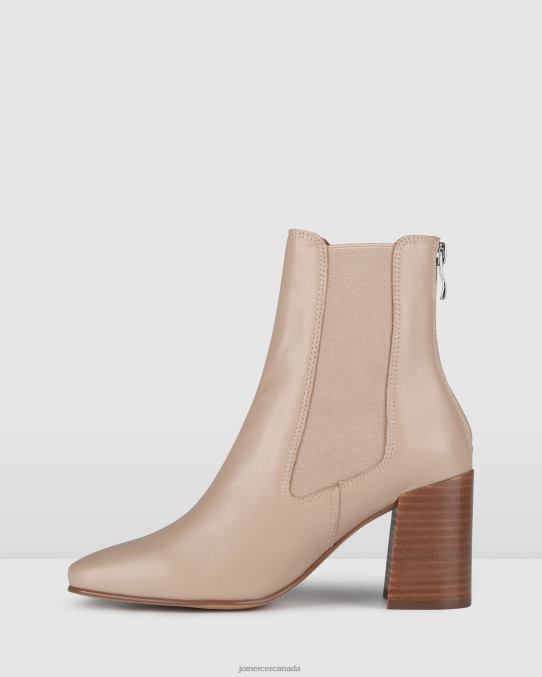 Diamond mid ankle boots Jo Mercer Beige Leather Footwear 6D6FN319