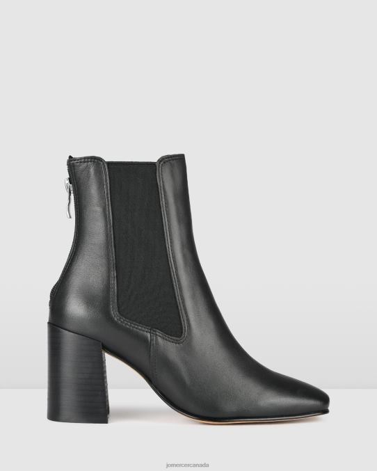 Diamond mid ankle boots Jo Mercer Black Leather Footwear 6D6FN318