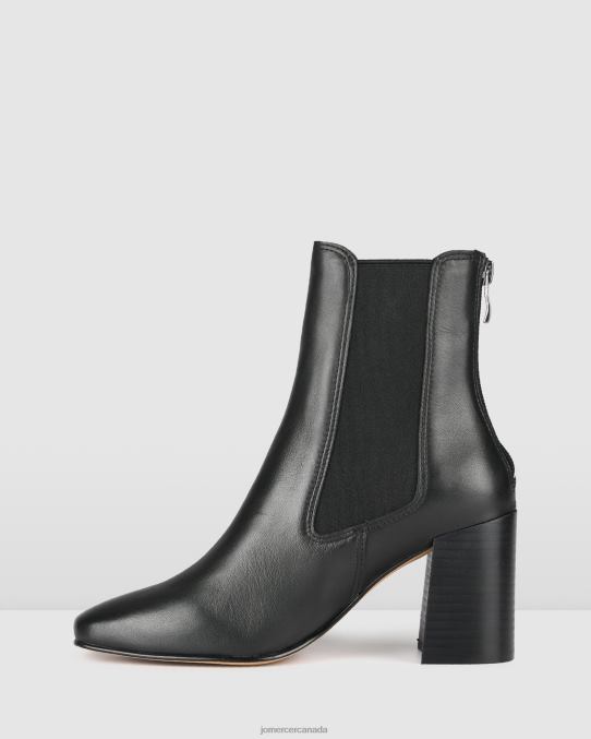 Diamond mid ankle boots Jo Mercer Black Leather Footwear 6D6FN318