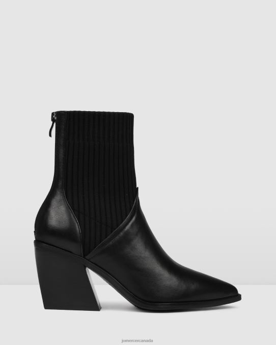 Fade mid ankle boots Jo Mercer Black Leather Footwear 6D6FN333