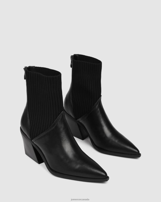 Fade mid ankle boots Jo Mercer Black Leather Footwear 6D6FN333