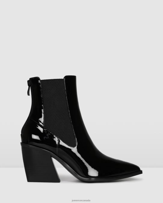 Feist mid ankle boots Jo Mercer Black Patent Footwear 6D6FN335