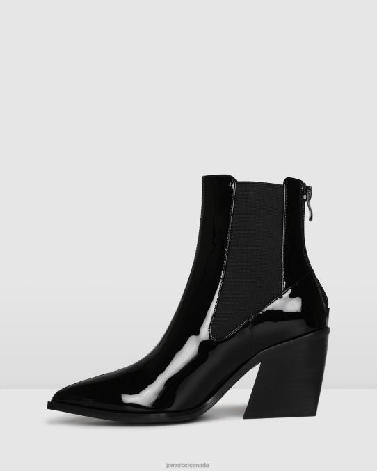 Feist mid ankle boots Jo Mercer Black Patent Footwear 6D6FN335