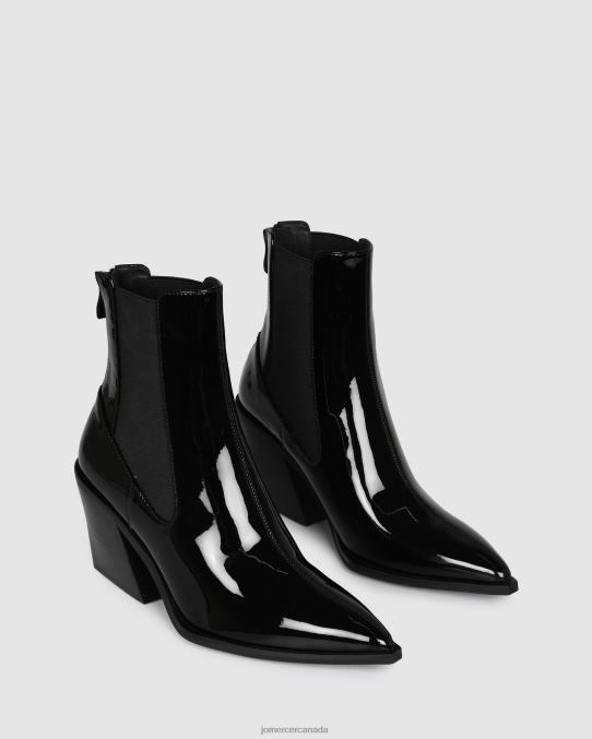 Feist mid ankle boots Jo Mercer Black Patent Footwear 6D6FN335