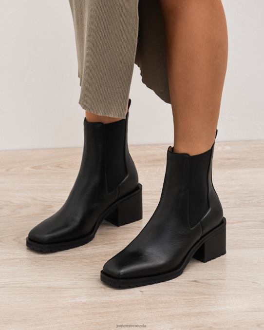 Harley mid ankle boots Jo Mercer Black Leather Footwear 6D6FN357