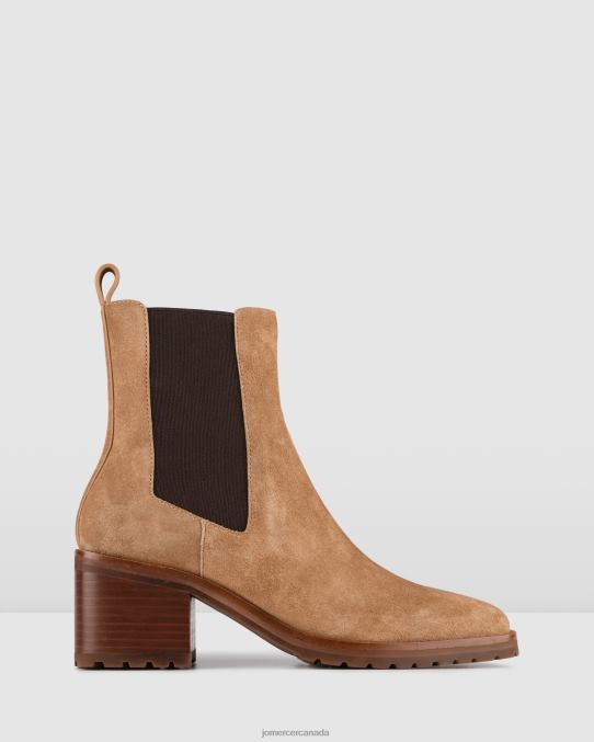 Harley mid ankle boots Jo Mercer Tan Suede Footwear 6D6FN358