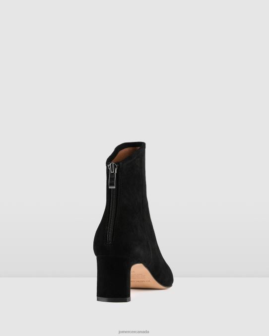 Jade mid ankle boots Jo Mercer Black Suede Footwear 6D6FN320