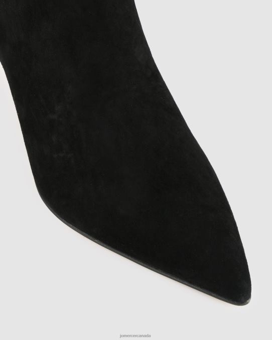 Jade mid ankle boots Jo Mercer Black Suede Footwear 6D6FN320