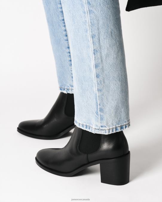 Marlowe mid ankle boots Jo Mercer Black Leather Footwear 6D6FN307