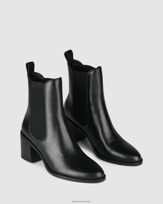 Marlowe mid ankle boots Jo Mercer Black Leather Footwear 6D6FN307