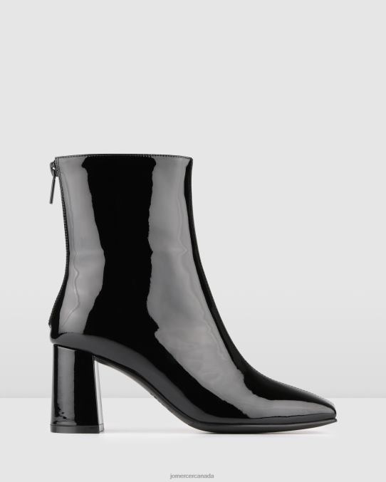 Nevada mid ankle boots Jo Mercer Black Patent Footwear 6D6FN294