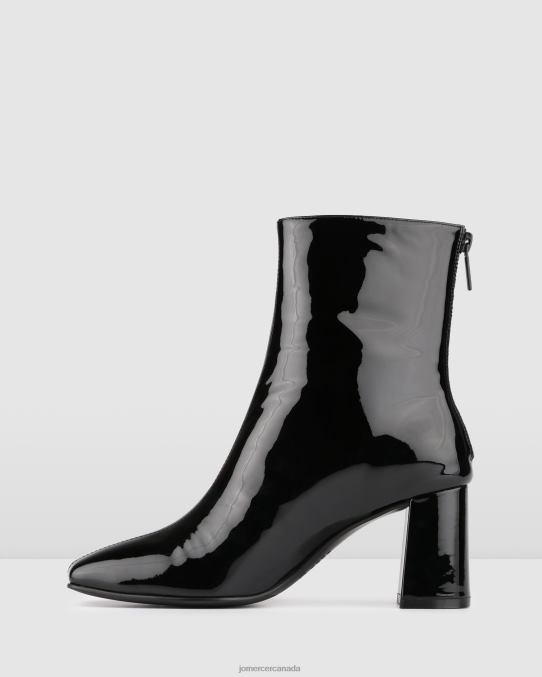 Nevada mid ankle boots Jo Mercer Black Patent Footwear 6D6FN294