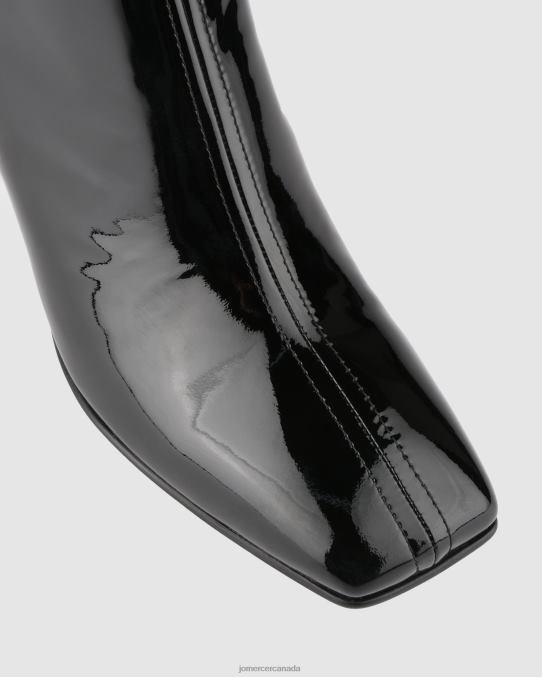 Nevada mid ankle boots Jo Mercer Black Patent Footwear 6D6FN294