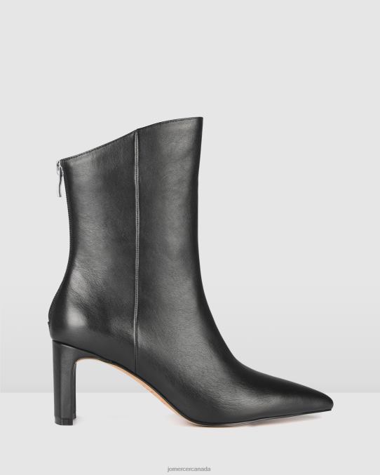 Pepper calf boots Jo Mercer Black Leather Footwear 6D6FN375