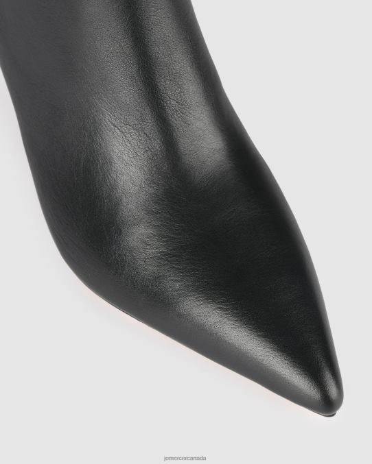 Pepper calf boots Jo Mercer Black Leather Footwear 6D6FN375