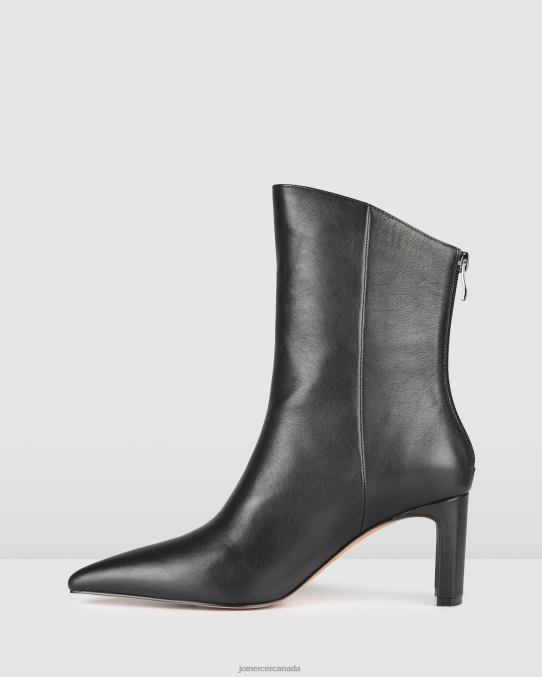 Pepper calf boots Jo Mercer Black Leather Footwear 6D6FN375