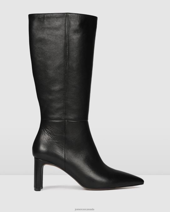 Pixie calf boots Jo Mercer Black Leather Footwear 6D6FN380