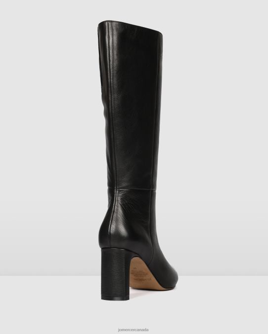 Pixie calf boots Jo Mercer Black Leather Footwear 6D6FN380