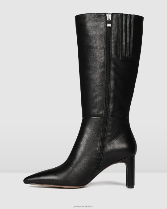Pixie calf boots Jo Mercer Black Leather Footwear 6D6FN380