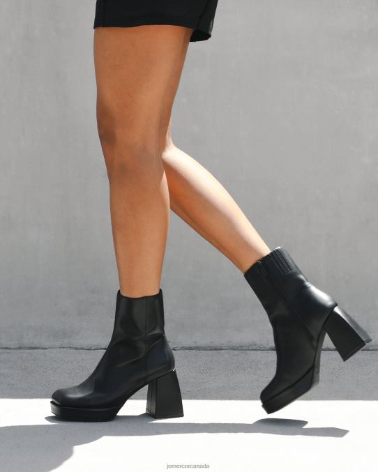 Solar platform high ankle boots Jo Mercer Black Leather Footwear 6D6FN149