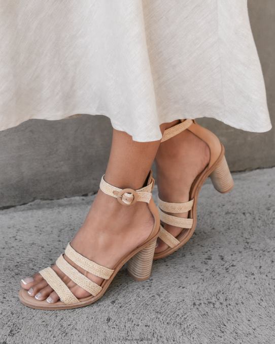 Bianchi high heels Jo Mercer Natural Raffia Footwear 6D6FN107