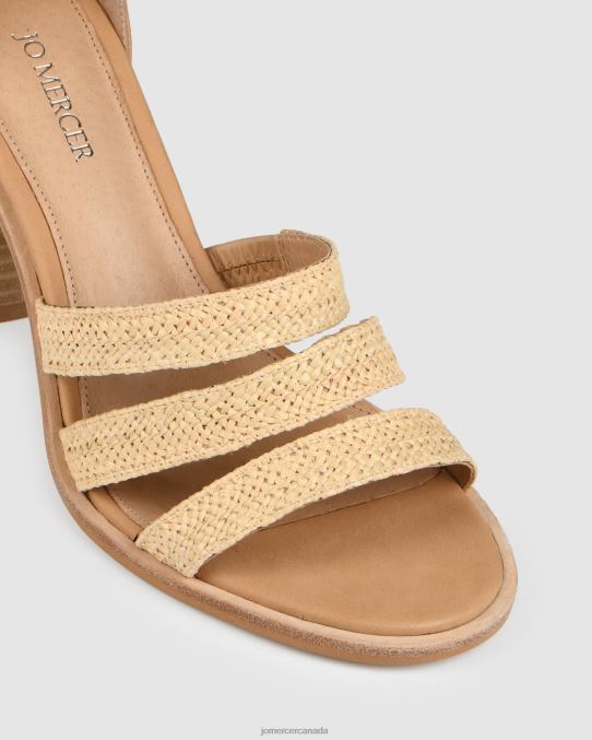 Bianchi high heels Jo Mercer Natural Raffia Footwear 6D6FN107