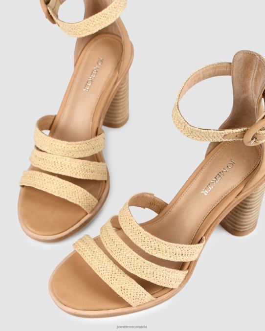 Bianchi high heels Jo Mercer Natural Raffia Footwear 6D6FN107