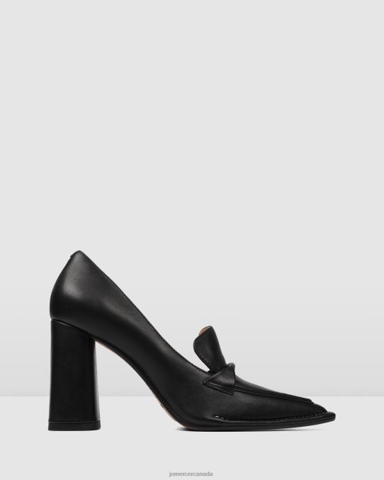 Covet high heels Jo Mercer Black Leather Footwear 6D6FN79