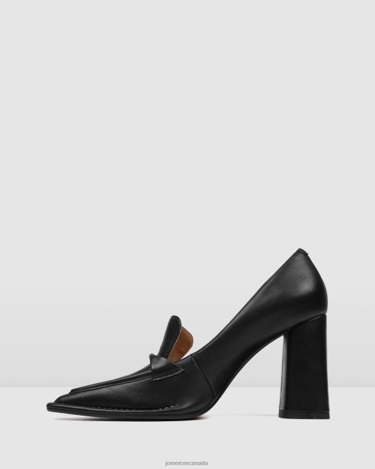 Covet high heels Jo Mercer Black Leather Footwear 6D6FN79