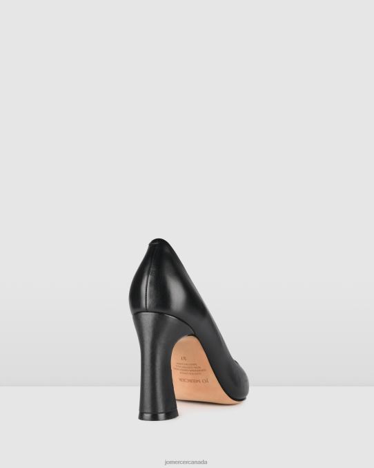 Dove high heels Jo Mercer Black Leather Footwear 6D6FN145