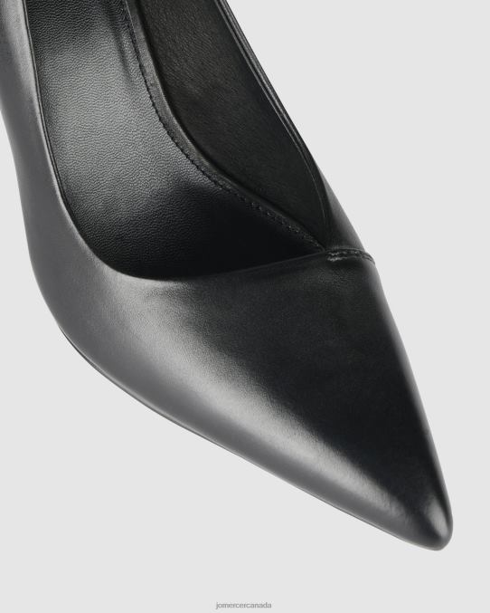 Dove high heels Jo Mercer Black Leather Footwear 6D6FN145