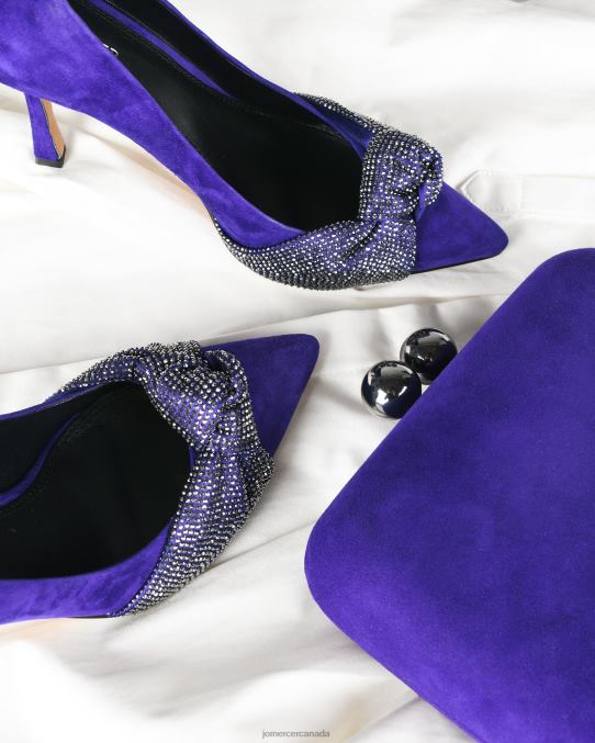 Lexie high heels Jo Mercer Ultra Violet Suede Footwear 6D6FN94