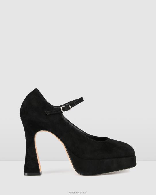 Ravina platform high heels Jo Mercer Black Suede Footwear 6D6FN95