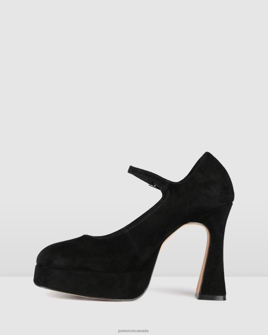 Ravina platform high heels Jo Mercer Black Suede Footwear 6D6FN95