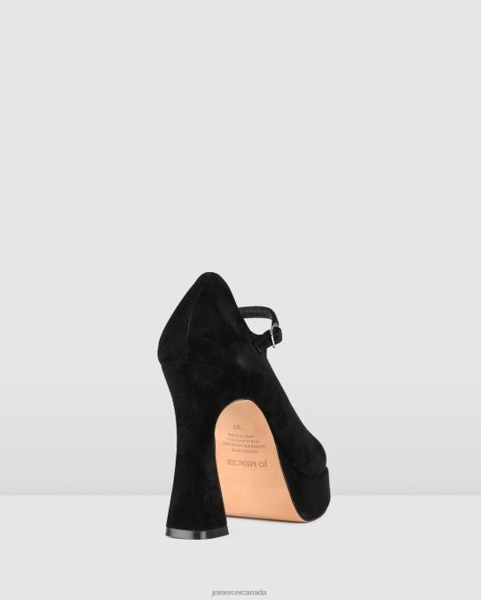Ravina platform high heels Jo Mercer Black Suede Footwear 6D6FN95