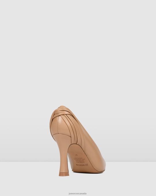 Remi high heels Jo Mercer Beige Leather Footwear 6D6FN139