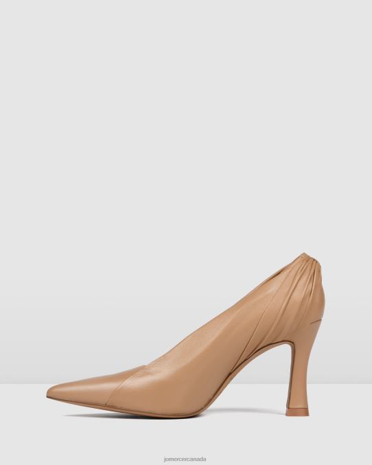 Remi high heels Jo Mercer Beige Leather Footwear 6D6FN139