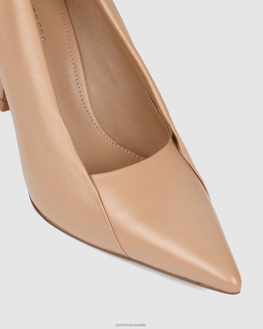 Remi high heels Jo Mercer Beige Leather Footwear 6D6FN139