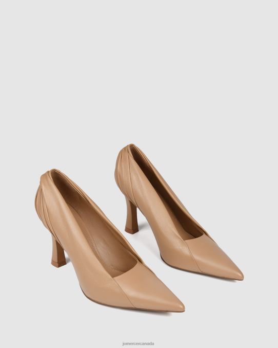 Remi high heels Jo Mercer Beige Leather Footwear 6D6FN139